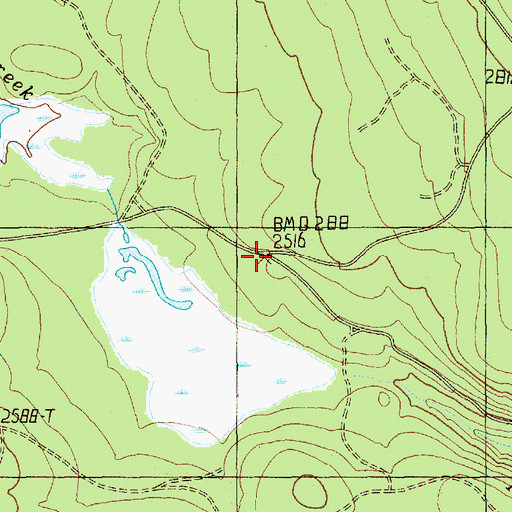 Topographic Map of Black Creek Forest Camp, WA