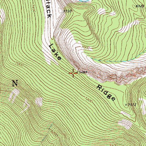 Topographic Map of Black Lake Ridge, WA