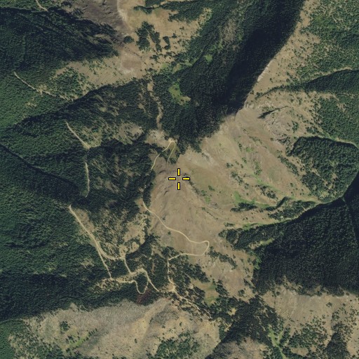 Aerial/Satellite Image of Blue Mountain, WA