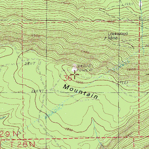 Topographic Map of Sultan Ridge, WA
