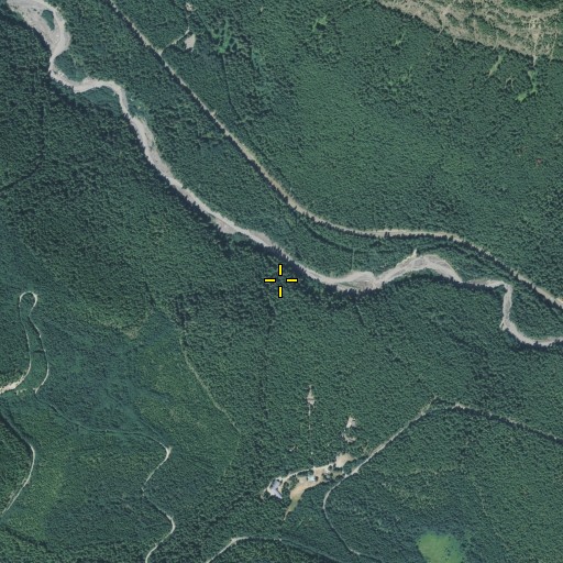 Aerial/Satellite Image of Buck Creek, WA