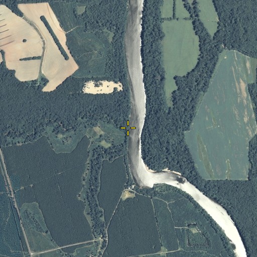 Aerial/Satellite Image of Cedar Creek, AL
