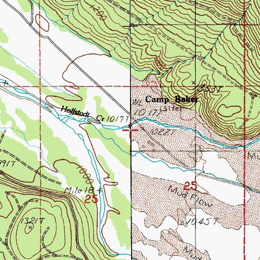 Topographic Map of Camp Baker, WA