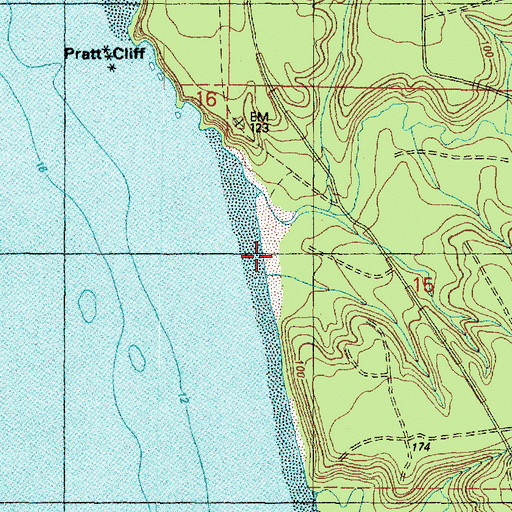 Topographic Map of Camp Creek, WA