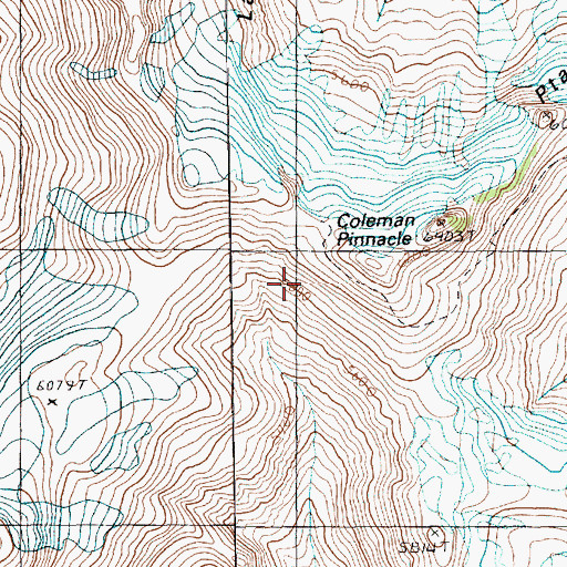Topographic Map of Camp Kiser, WA