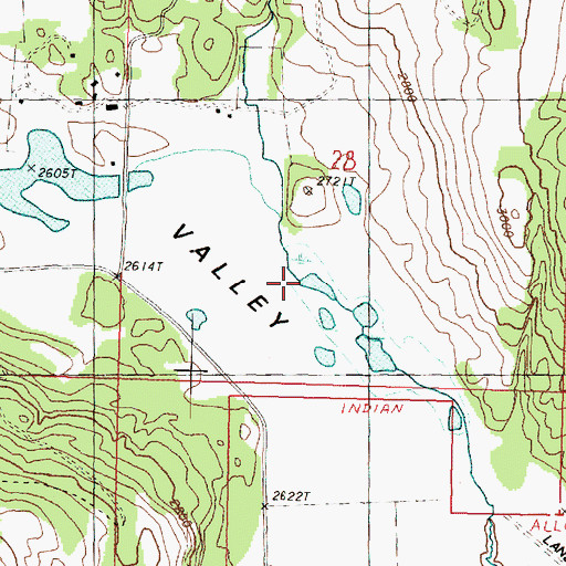 Topographic Map of Cape Labelle Creek, WA