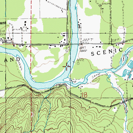 Topographic Map of Cascade River, WA