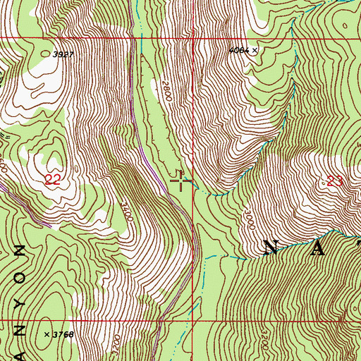 Topographic Map of Cato Creek, WA