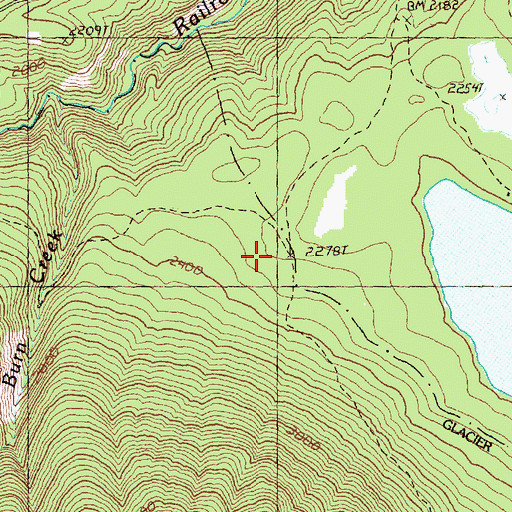 Topographic Map of Cedar Camp (historical), WA