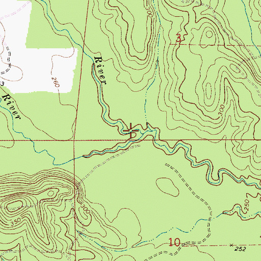 Topographic Map of East Sepulga River, AL