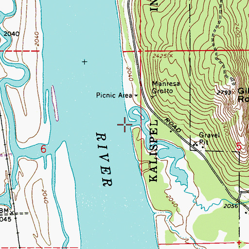 Topographic Map of Cee Cee Ah Creek, WA