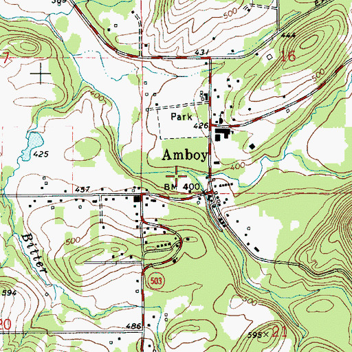 Topographic Map of Chelatchie Creek, WA