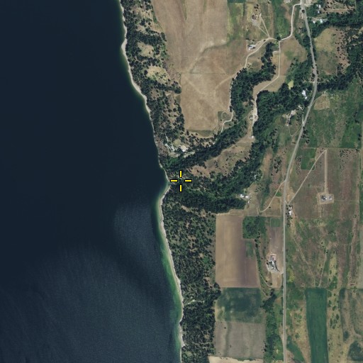 Aerial/Satellite Image of Cheweka Creek, WA