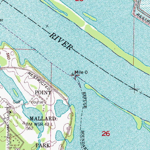 Topographic Map of Flint Creek, AL