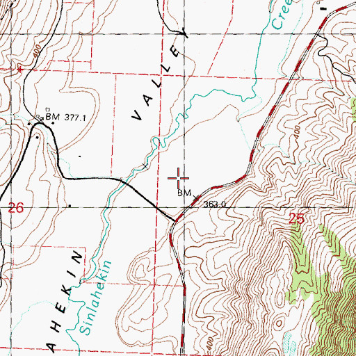Topographic Map of Chopaka Creek, WA