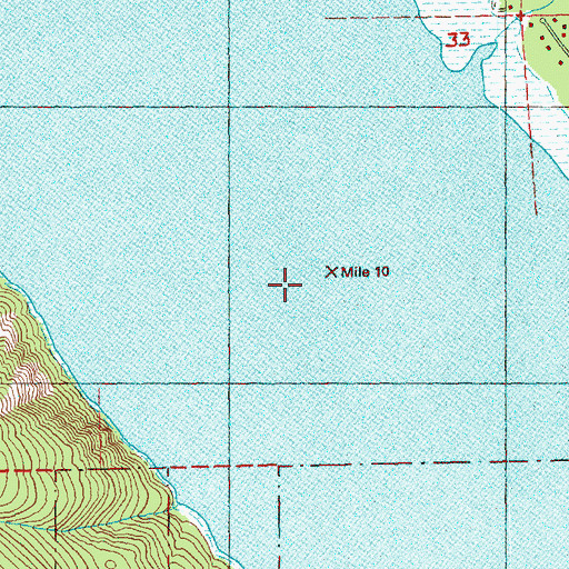 Topographic Map of Cle Elum Lake, WA