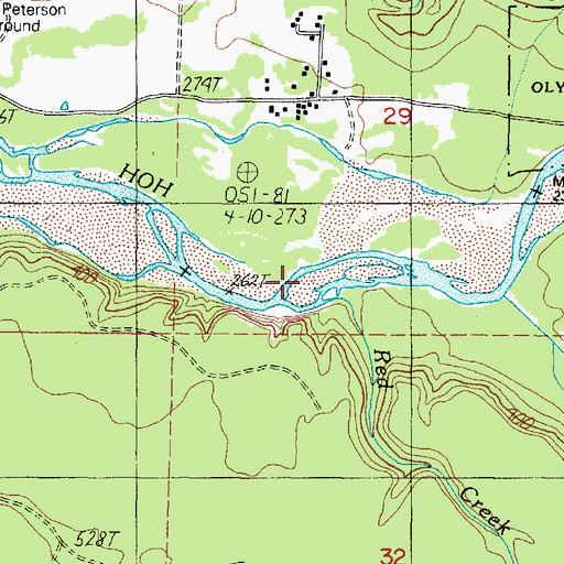 Topographic Map of Clear Creek, WA