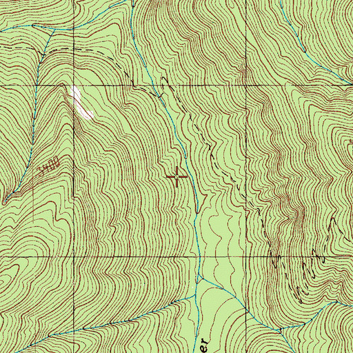 Topographic Map of Clearwater Trail, WA