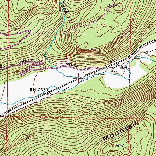 Topographic Map of Clinton Creek, WA