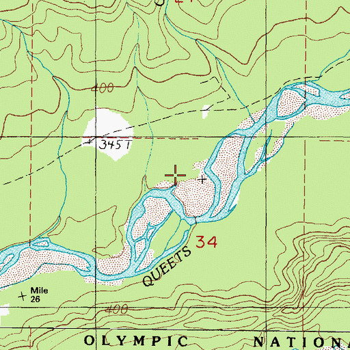 Topographic Map of Coal Creek, WA