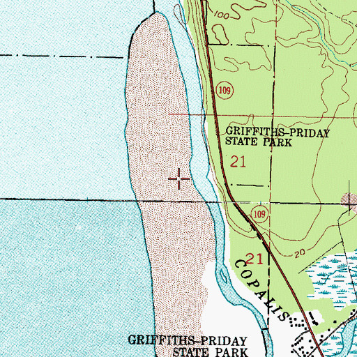 Topographic Map of Copalis River, WA