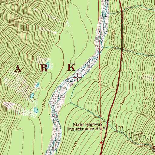 Topographic Map of Crystal Creek, WA