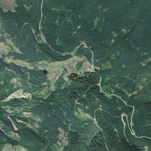 Aerial/Satellite Image of Dalles Lakes, WA