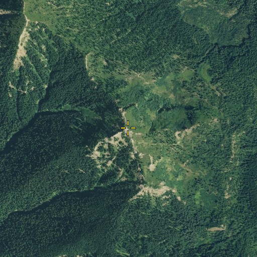 Aerial/Satellite Image of Dark Mountain, WA