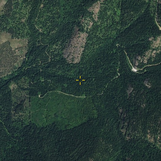 Aerial/Satellite Image of Davis Canyon, WA