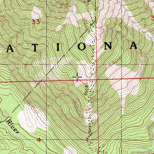 Topographic Map of Davis Peak Lookout Trail, WA
