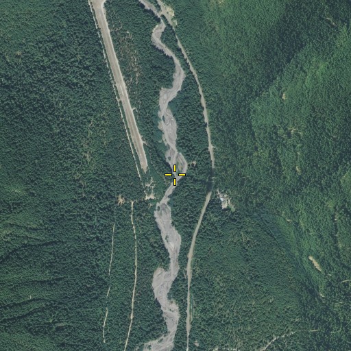 Aerial/Satellite Image of Deep Creek, WA