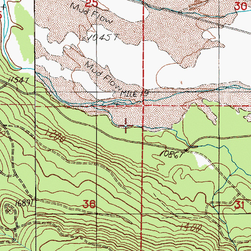 Topographic Map of Deer Creek, WA