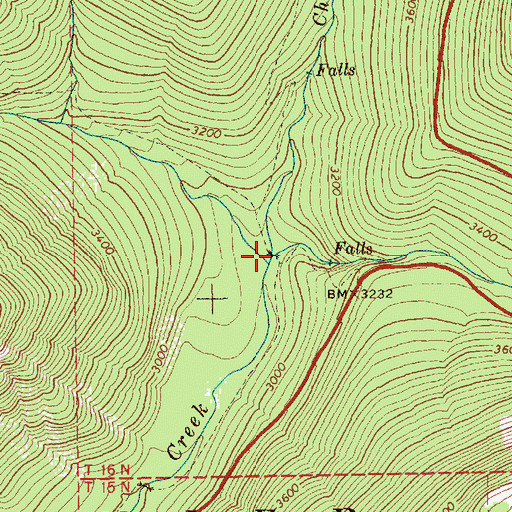 Topographic Map of Deer Creek, WA
