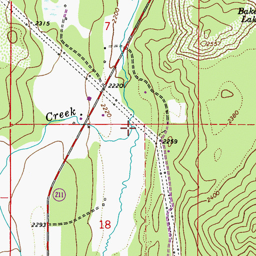 Topographic Map of Deer Valley, WA