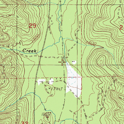 Topographic Map of Divide, WA
