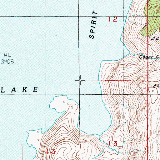 Topographic Map of Donnybrook Forest Camp (historical), WA