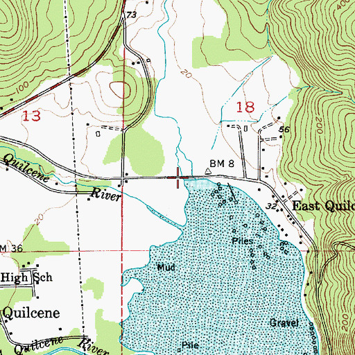 Topographic Map of Donovan Creek, WA