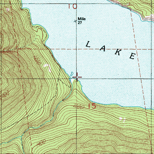 Topographic Map of Dry Creek, WA