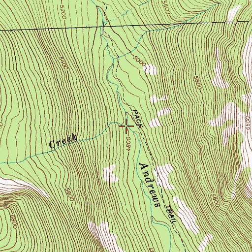 Topographic Map of Dutton Creek, WA