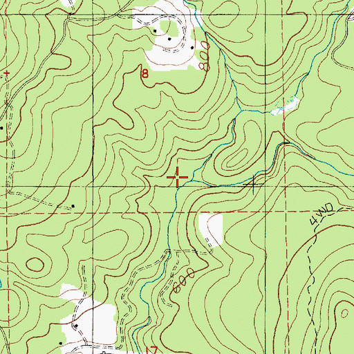 Topographic Map of East Fork Little Washougal River, WA