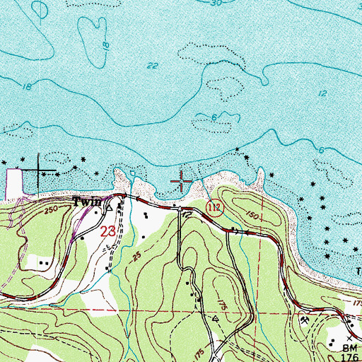 Topographic Map of East Twin River, WA
