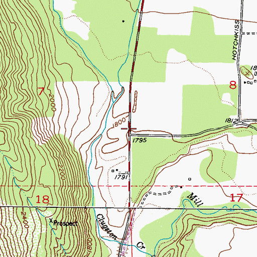 Topographic Map of Echo Valley, WA