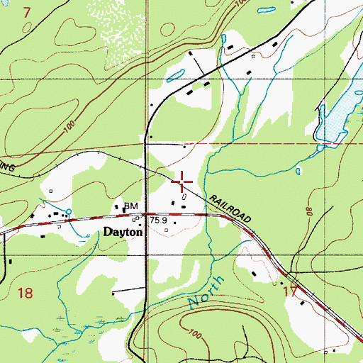 Topographic Map of Little Egypt Valley, WA