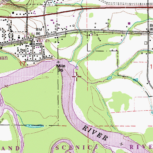 Topographic Map of Jims Slough, WA