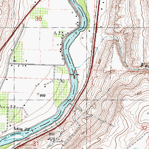Topographic Map of Felix Creek, WA
