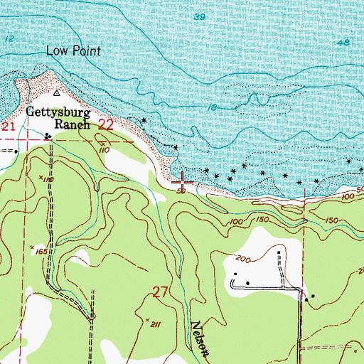 Topographic Map of Field Creek, WA