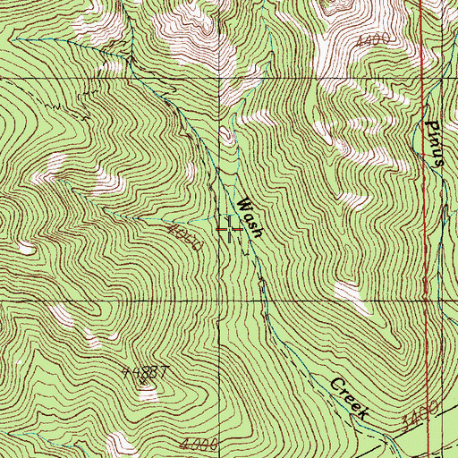 Topographic Map of Fifes Ridge Trail, WA