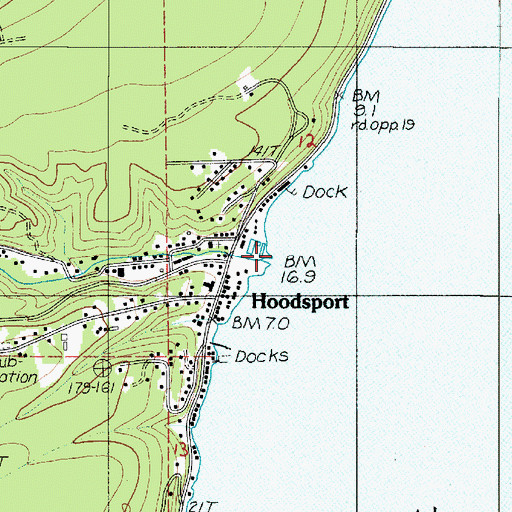 Topographic Map of Finch Creek, WA