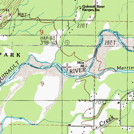 Topographic Map of Finley Creek, WA