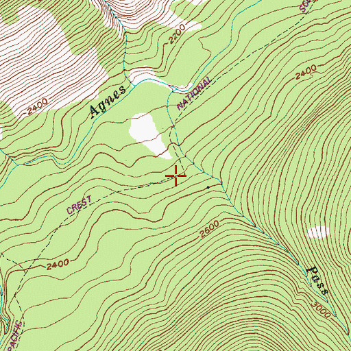 Topographic Map of Fivemile Camp, WA